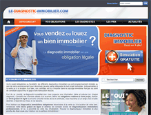 Tablet Screenshot of le-diagnostic-immobilier.com